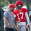 Carnell Tate talking with Ryan Day