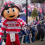 Brutus Buckeye at the NHL Stadium Series game