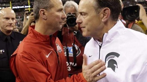 Meyer, Dantonio recruiting well. 