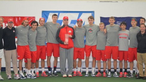 The men's tennis team is championship material.