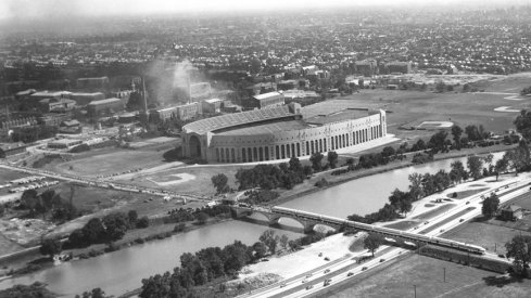 Freedom train on campus, 1948 via The Ohio State University