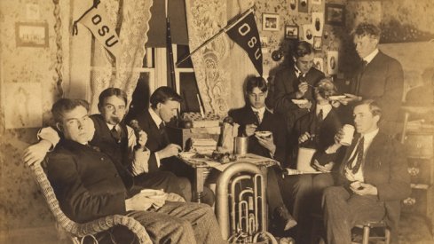 Student room at 68 E. Woodruff, 1904 via The Ohio State Library