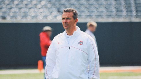 Urban Meyer at the 2013 Spring Game