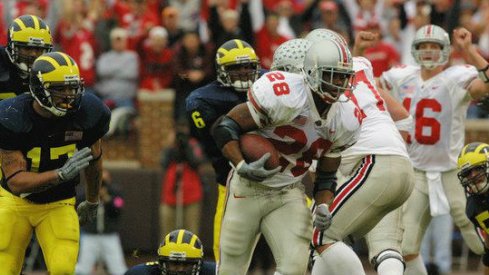 Jonathan Wells, like many Ohio State greats, got loose against Michigan.