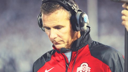 Urban Meyer on foot patrol in Happy Valley