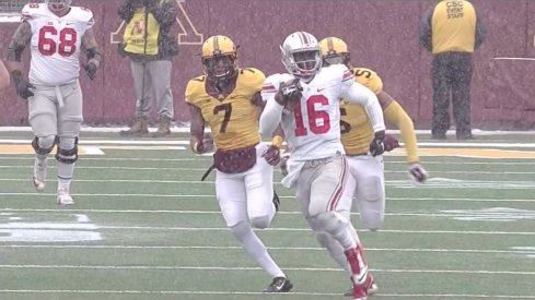 J.T. Barrett set an Ohio State record with this 86-yard touchdown run.