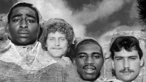 Mount Buckmore for the 80s features Cris Carter, Marcus Marek, Keith Byars and Chris Spielman.