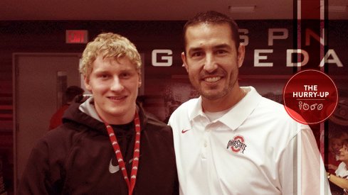 Luke Fickell and Jango Glackin at Ohio State.