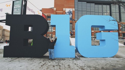 B-1-G logo in 2013 Big Ten Championship Game