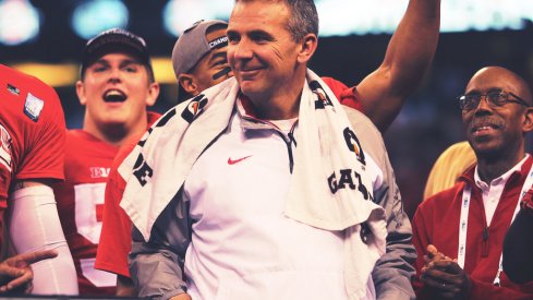 Urban Meyer is all smiles