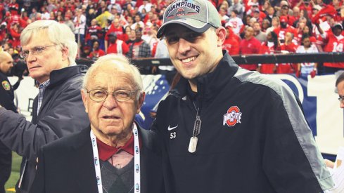 earle bruce and his grandson, zach smith