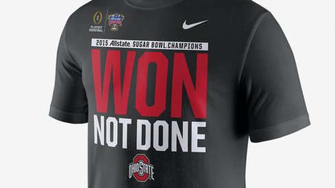 These Nike Ohio State Won Not Done shirts are hot, hot.