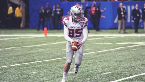 Cameron Johnston lines up a punt vs. Alabama.