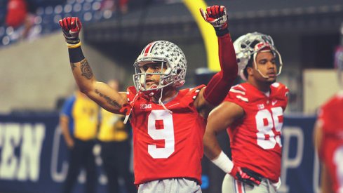 Devin Smith at the Big Ten Championship