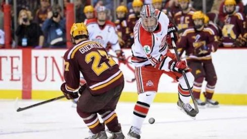 Darik Angeli battling the Gophers