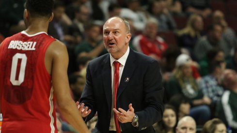 D'Angelo Russell and Thad Matta