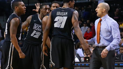 VCU and Shaka Smart huddle vs. Davidson