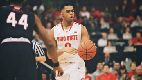 D'Angelo Russell looking at all those stacks.