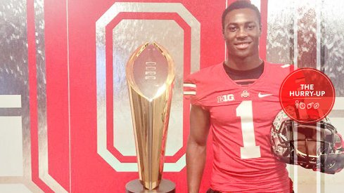 Jordan Fuller during his recent Ohio State visit