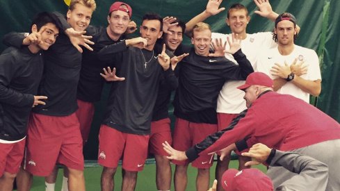 Ohio State Men's Tennis Celebrating 10th Straight Big Ten Title