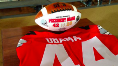 President Obama's OSU jersey