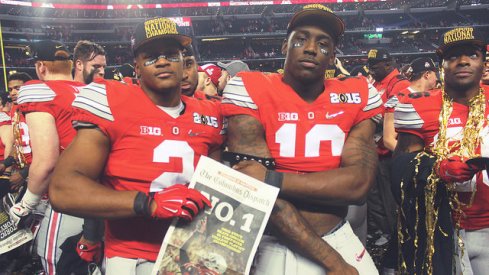 Raekwon McMillan and Jalyn Holmes