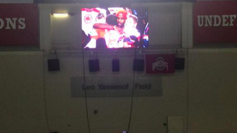 Ohio State inside video board