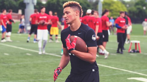 Austin Mack during The Opening's regional camp in Columbus.