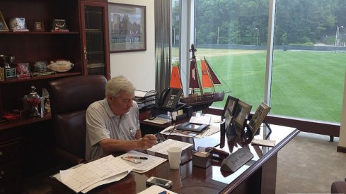 Frank Beamer in 2013