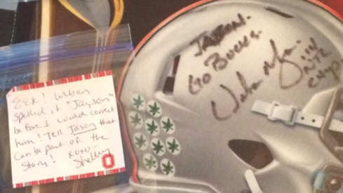 Urban Meyer foiled autograph.