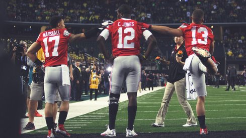 Ohio State's championship game QB roster.