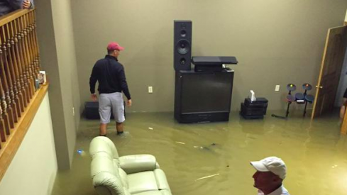 Urban Meyer under water.