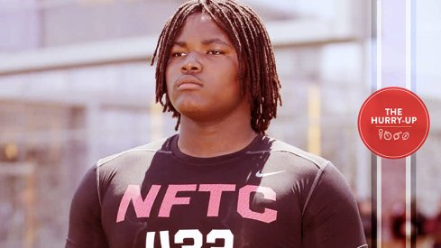 Rashan Gary was in Columbus today.