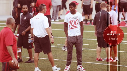 Donnie Corley and Urban Meyer at Friday Night Lights