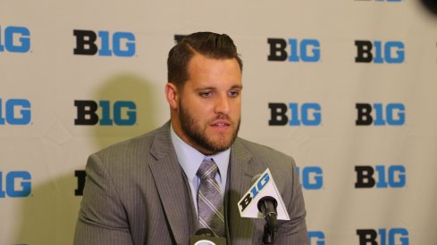 Taylor Decker at Big Ten Media Days.