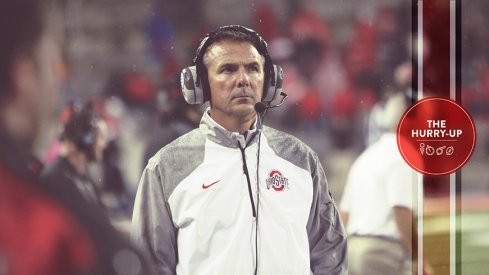 Urban Meyer during Ohio State's 2014 win against Rutgers