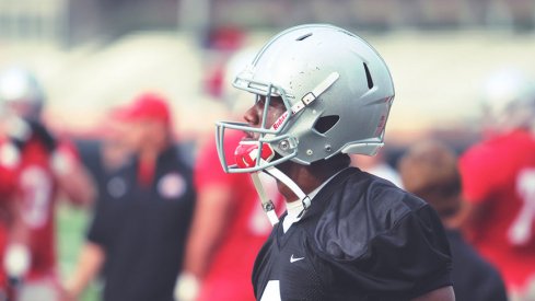 Ohio State freshman Torrance Gibson, who signed as a quarterback, took reps at wide receiver Friday for the Buckeyes.