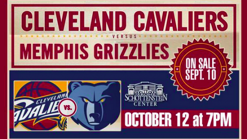 Cleveland Cavaliers vs. Memphis Grizzlies