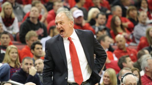 Thad Matta yells.