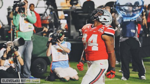 Carlos Hyde back in an OSU uniform against Clemson.