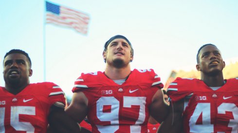 Ohio State sings Carmen after beating Northern Illinois.