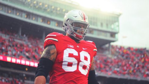 Taylor Decker pregame vs. Northern Illinois