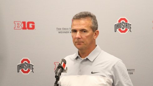 Urban Meyer addresses the media.