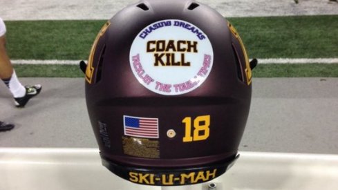 Coach Kill decals Minnesota will wear vs. Ohio State