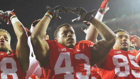 Carmen Ohio after the Minnesota game. 