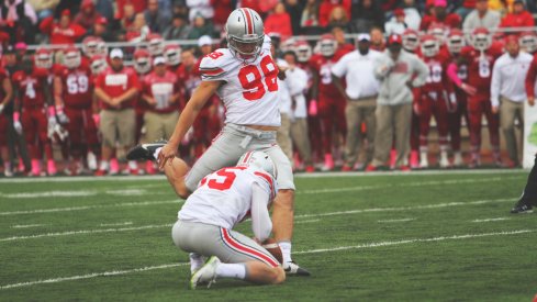 Could we see a change at field goal kicker for Ohio State? Urban Meyer said there's a chance.