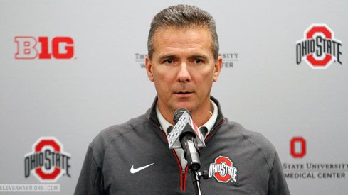 Urban Meyer meets the media Monday ahead of the Michigan State game.