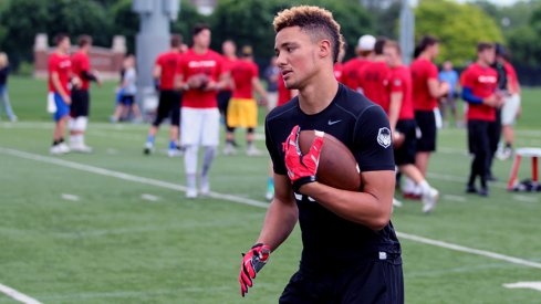 Austin Mack during The Opening's regional camp in Columbus.