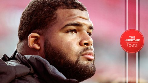 Rashard Lawrence during his Ohio State official visit.