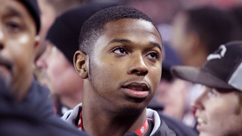 Antonio Williams on the sidelines vs. Penn State